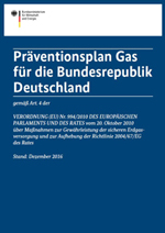 Präventionsplan Gas für die Bundesrepublik Deutschland
